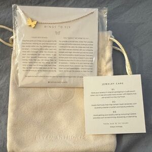 Gold Butterfly Necklace